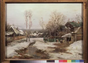 Printemps pres de Saint Petersbourg (Spring near St Petersburg) - Peinture de Ivan Avgustovich Velz (1866-1926) Printemps pres de Saint Petersbourg (Spring near St Petersburg) - Peinture de Ivan Avgustovich Velz (1866-1926)