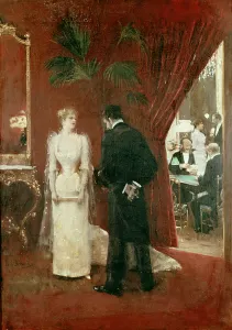 The Private Conversation, 1904 (oil on canvas) The Private Conversation, 1904 (oil on canvas)