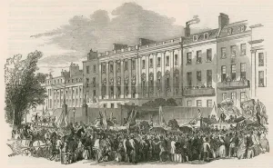 Procession of the London Temperance League in Lincoln's Inn Fields Procession of the London Temperance League in Lincoln's Inn Fields