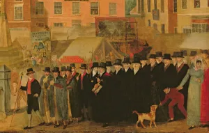 The Procession (oil on canvas) (detail of 135582) The Procession (oil on canvas) (detail of 135582)