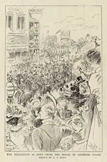 The Procession as seen from the House of Commons Stand (engraving) The Procession as seen from the House of Commons Stand (engraving)
