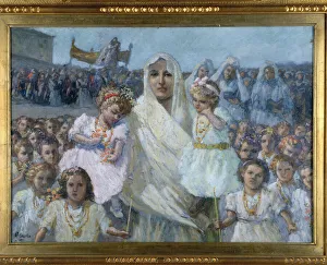 In Costume Gallery: Procession of the Virgins of Rapino, 1887