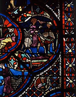The Prodigal Child Stained Glass of the Cathedrale of Bourges (1140-1260) The Prodigal Child Stained Glass of the Cathedrale of Bourges (1140-1260)