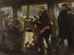 The Prodigal Son in Modern Life: The Return, 1880 (oil on canvas) (for sketch see 45478) The Prodigal Son in Modern Life: The Return, 1880 (oil on canvas) (for sketch see 45478)