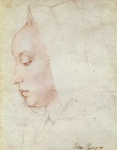 Profile of a Woman (pen & brown ink on paper) Profile of a Woman (pen & brown ink on paper)