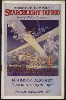 Programme for the Aldershot Command Searchlight Tattoo, Rushmoor, Aldershot, Hampshire Programme for the Aldershot Command Searchlight Tattoo, Rushmoor, Aldershot, Hampshire