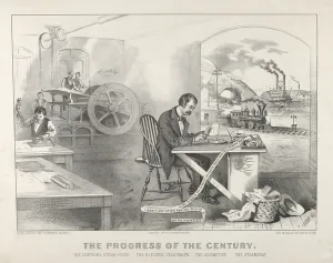 The Progress of the Century: The Lightning Steam Press, The Electric Telegraph The Progress of the Century: The Lightning Steam Press, The Electric Telegraph