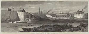 Progress of the Works for the New Docks at Millwall (engraving) Progress of the Works for the New Docks at Millwall (engraving)