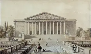 Project for the National Assembly or Palais Bourbon, Palais du Corps Legislatif Drawing Project for the National Assembly or Palais Bourbon, Palais du Corps Legislatif Drawing