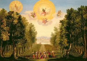 Prologue: The delightful woodland island of Naxos (oil on canvas) Prologue: The delightful woodland island of Naxos (oil on canvas)