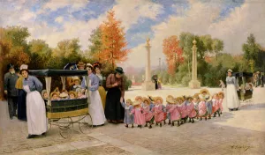 Promenade des Enfants (oil on canvas) Promenade des Enfants (oil on canvas)