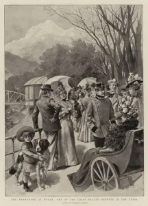 The Promenade at Meran, one of the Chief Health Resorts in the Tyrol (litho) The Promenade at Meran, one of the Chief Health Resorts in the Tyrol (litho)