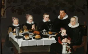 Properous Calvanist Family, 1627 (oil on panel) Properous Calvanist Family, 1627 (oil on panel)