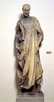 The Prophet Habakkuk (Lo Zuccone) c.1423-36 (marble)