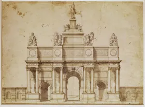 Proposal for the Arc de Triumphe, rue Saint-Antoine, Paris, c Proposal for the Arc de Triumphe, rue Saint-Antoine, Paris, c