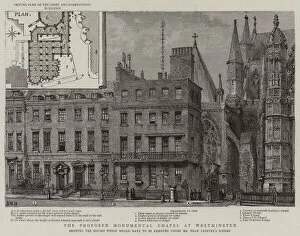 The Proposed Monumental Chapel at Westminster (engraving)