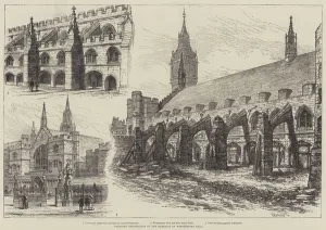 Proposed Restoration of the Exterior of Westminster Hall (engraving) Proposed Restoration of the Exterior of Westminster Hall (engraving)
