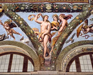 Psiche together with Venus and Juno, 1517-18 (fresco) Psiche together with Venus and Juno, 1517-18 (fresco)