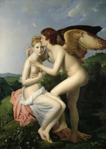 Psyche Receiving the First Kiss of Cupid, 1798 (oil on canvas) Psyche Receiving the First Kiss of Cupid, 1798 (oil on canvas)