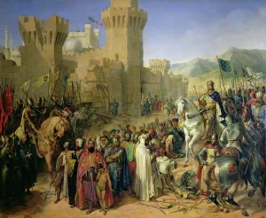 Departure Gallery: Ptolemais given to Philip Augustus (1165-1223) and Richard the Lionheart (1157-99) 13th July 1191
