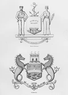 Public arms: South Shields; Cambridge (engraving) Public arms: South Shields; Cambridge (engraving)