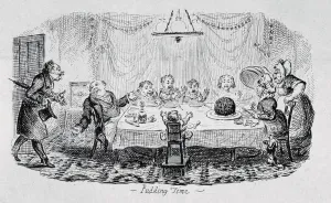 Pudding Time, plate 6 from Illustrations of Time, published 1827 (etching) Pudding Time, plate 6 from Illustrations of Time, published 1827 (etching)
