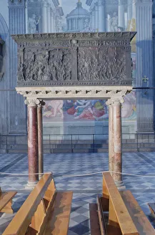 Pulpit on the north side of the nave, 1465 (bronze) Pulpit on the north side of the nave, 1465 (bronze)