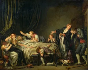 The Punished Son, 1778 (oil on canvas)