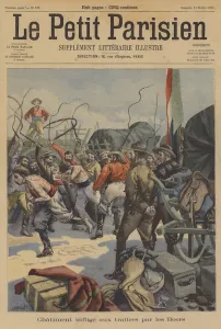 Punishment meted out to traitors by the Boers (colour litho) Punishment meted out to traitors by the Boers (colour litho)
