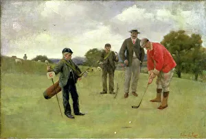 Images Dated 22nd July 2005: Putting on the Sixth Green