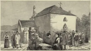 The Queen at Balmoral (engraving) The Queen at Balmoral (engraving)