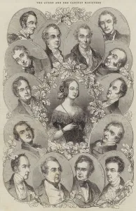The Queen and her Cabinet Ministers (engraving) The Queen and her Cabinet Ministers (engraving)
