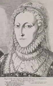 Queen Elizabeth I (1533-1603), c.1572-75 (engraving) Queen Elizabeth I (1533-1603), c.1572-75 (engraving)