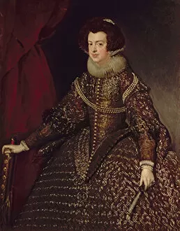Diego Rodriguez de Silva y Velazquez Gallery: Queen Isabella of Spain (1602-44), wife of Philip IV (1605-65), 1632