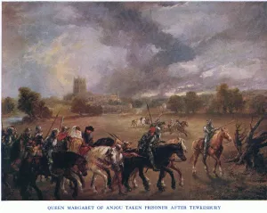 Queen Margaret of Anjou taken prisoner after Tewkesbury Queen Margaret of Anjou taken prisoner after Tewkesbury