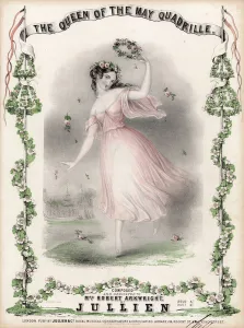 The Queen of the May Quadrille (colour litho) The Queen of the May Quadrille (colour litho)