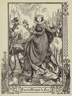 Queen Morgan le Fay (litho)