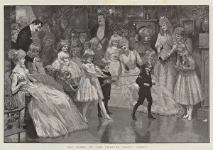 Amedee (after) Forestier Gallery: The Queen of the Twelfth Night, 'Halt!'(engraving)