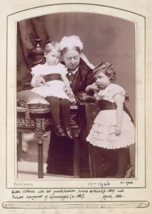 Queen Victoria (1819-1901) with her grandchildren, Prince Arthur (b Queen Victoria (1819-1901) with her grandchildren, Prince Arthur (b