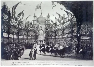 Queen Victorias first visit to Brighton, engraved by George Bryant Campion, 1837 Queen Victorias first visit to Brighton, engraved by George Bryant Campion, 1837
