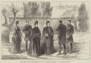 The Queen visiting the Cemetery of the Coldstream Guards at St Etienne The Queen visiting the Cemetery of the Coldstream Guards at St Etienne