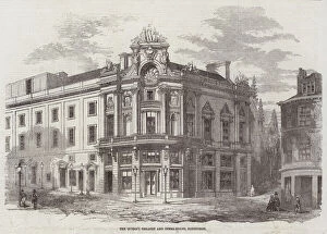 Theatre and Opera Collection: The Queens Theatre and Opera-House, Edinburgh (engraving)