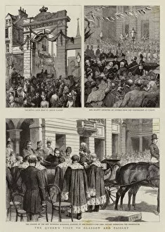 Her Majesty Gallery: The Queens Visit to Glasgow and Paisley (engraving)