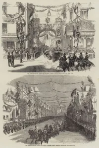 Briggate Gallery: The Queens Visit to Leeds (engraving)