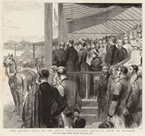 Godefroy Durand Gallery: The Queens Visit to the Royal Agricultural Societys Show at Windsor (engraving)