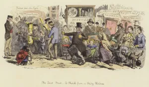 The Quiet Street, a Sketch from a Study Window (coloured engraving) The Quiet Street, a Sketch from a Study Window (coloured engraving)