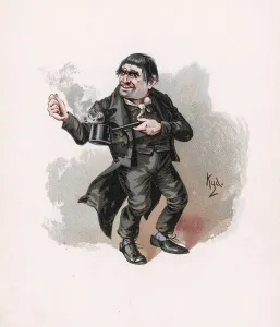 Quilp, illustration from Character Sketches from Charles Dickens, c.1890 (colour litho) Quilp, illustration from Character Sketches from Charles Dickens, c.1890 (colour litho)