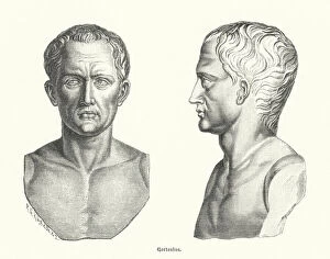 Quintus Hortensius, Roman politician and orator (engraving)