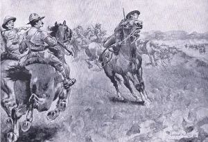 The race for the command of the Philip's Town Road, from After Pretoria The race for the command of the Philip's Town Road, from After Pretoria