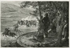 The race of the djerid, the rider started holding a short stick that represented both The race of the djerid, the rider started holding a short stick that represented both